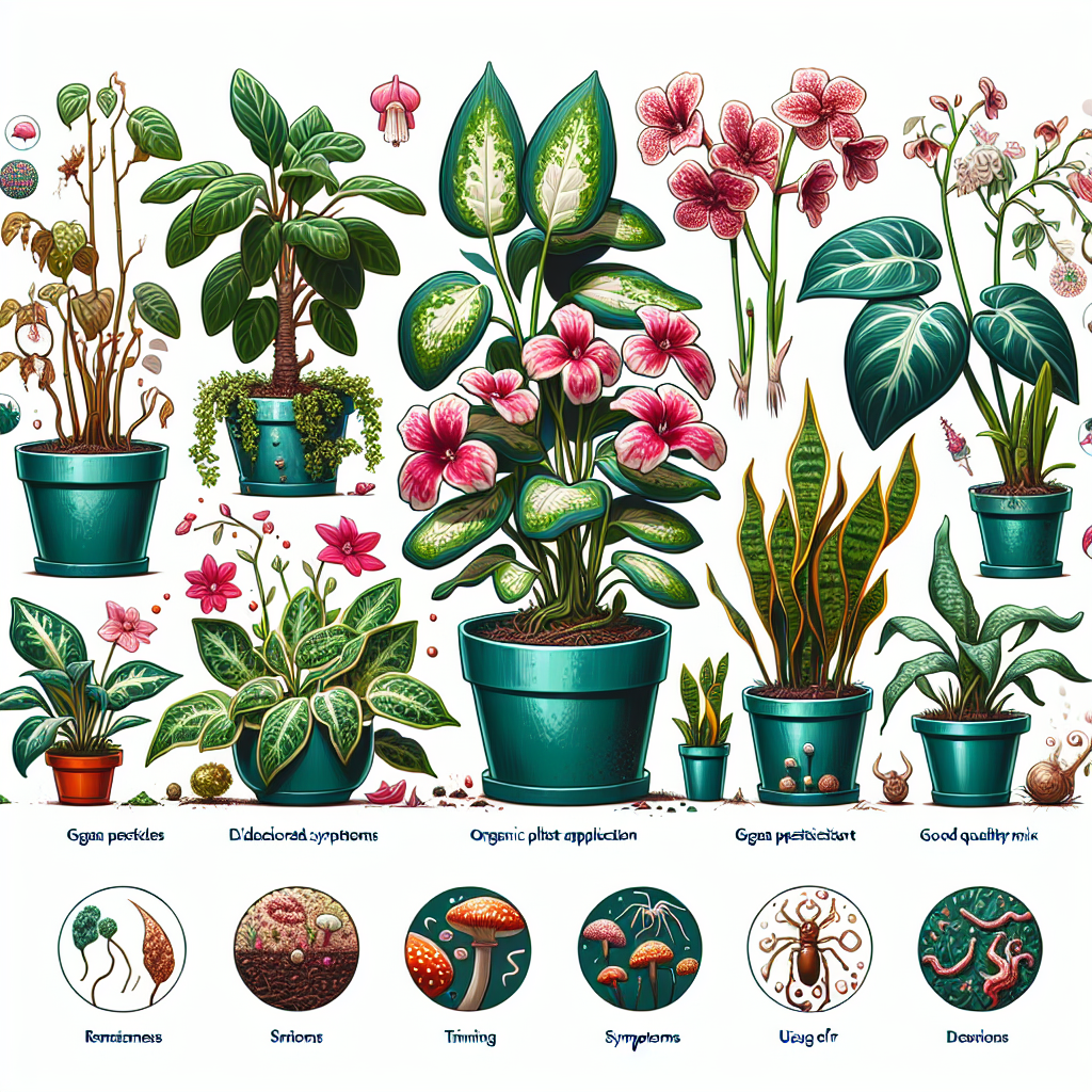 Indoor flower diseases and how to deal with them