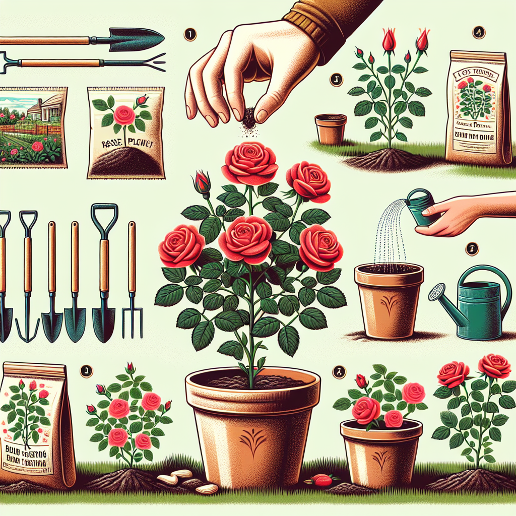 How to grow roses at home