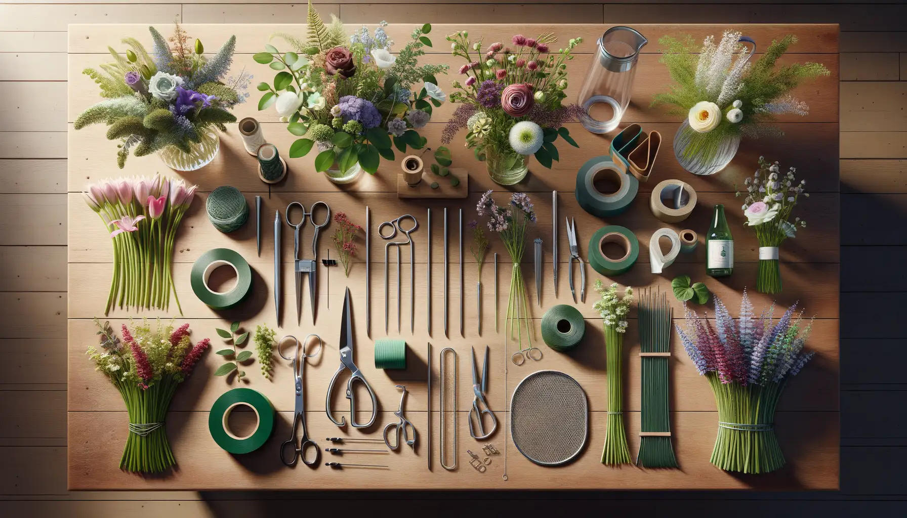 Essential Tools and Materials for DIY Floral Arrangements