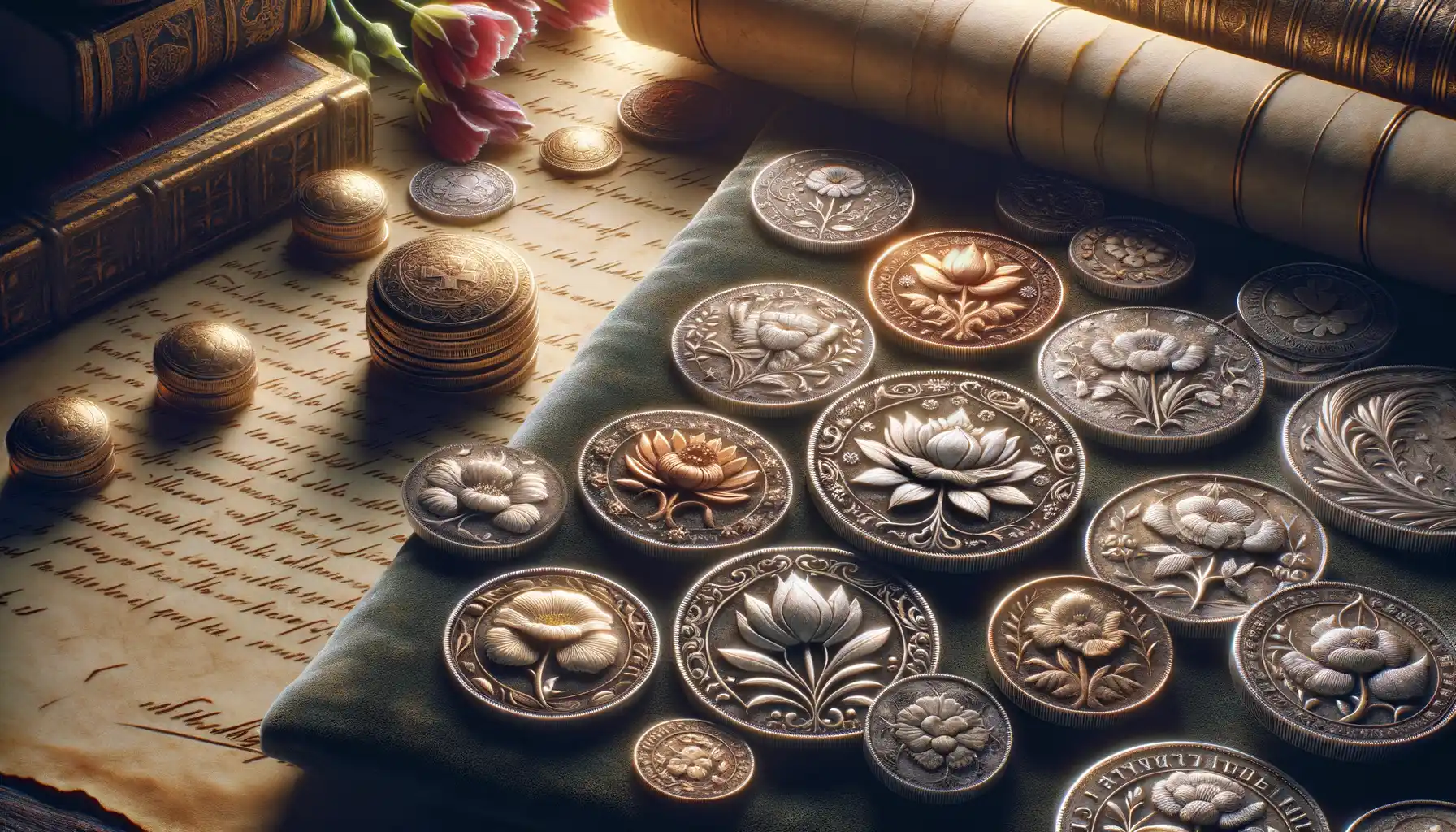 Historical Significance of Floral Motifs in Coinage