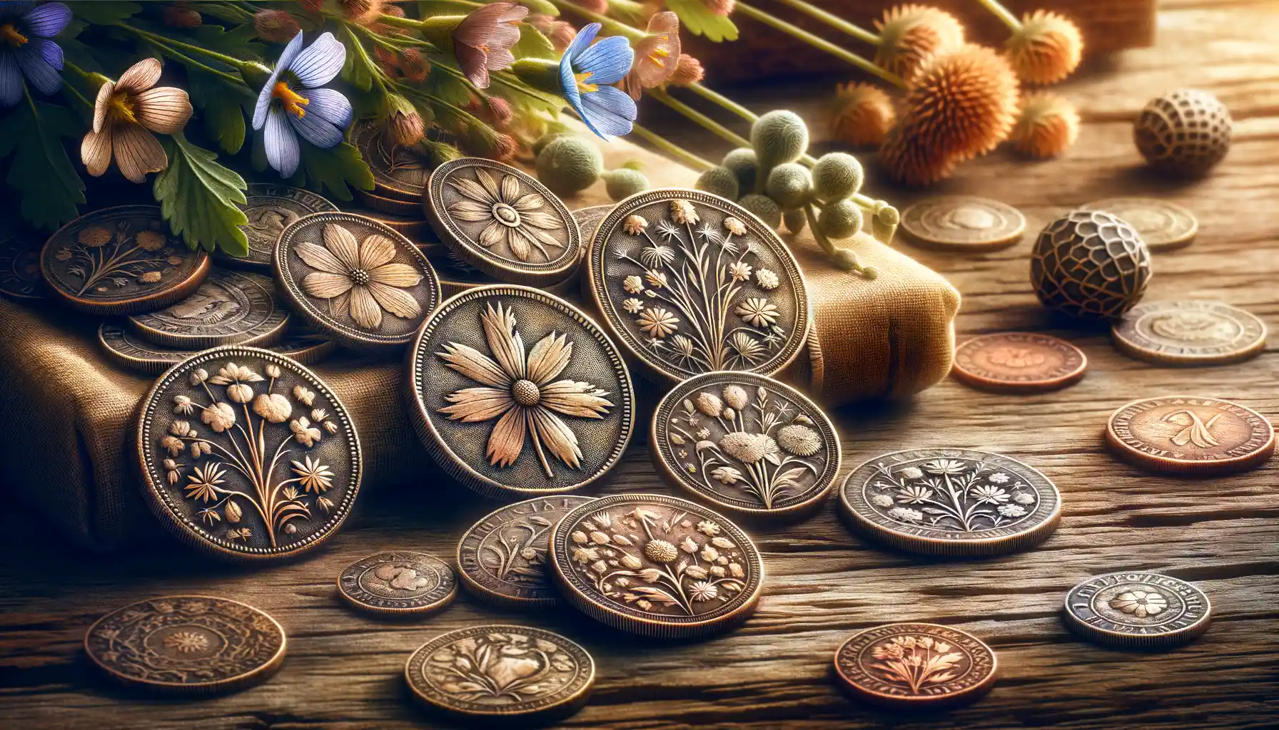 Historical Significance of Wildflower Motifs on Coins