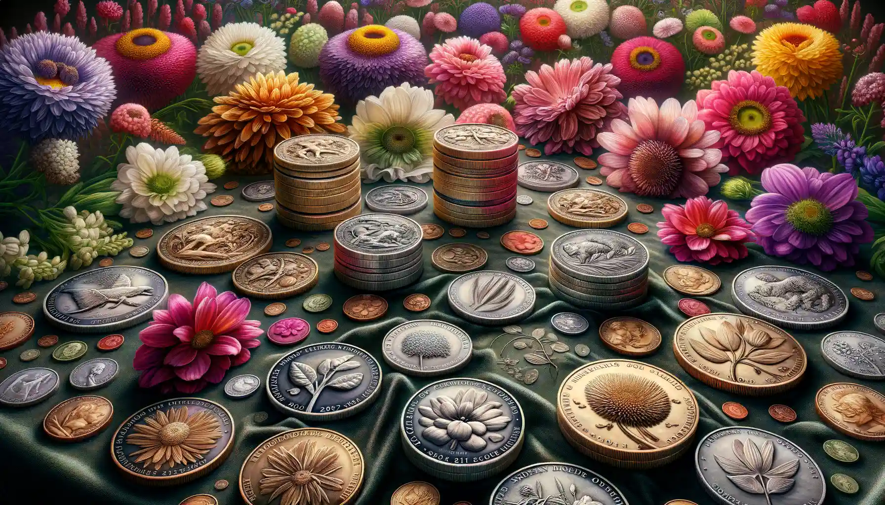 How Flowers Inspire the World of Collectible Coins