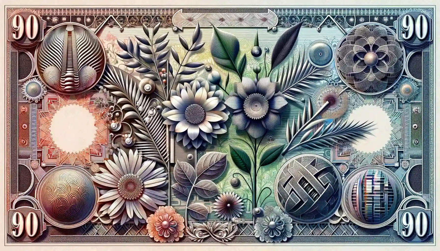 Art and Design Elements in Floral-Themed Currency