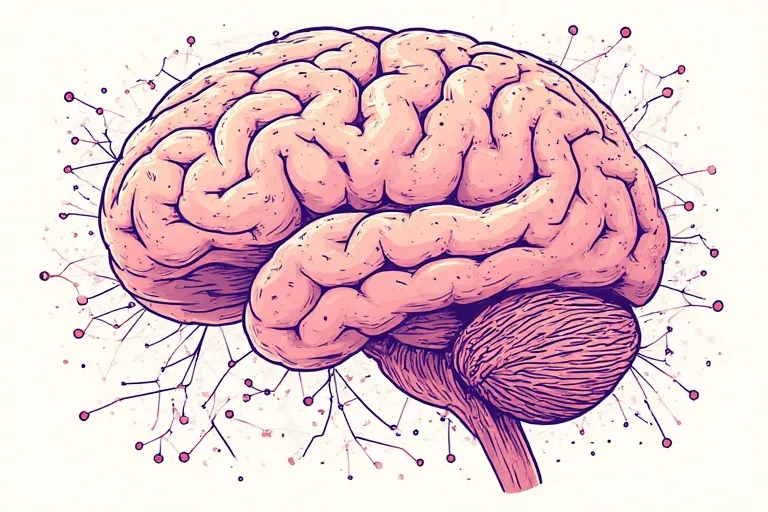 The brain and its neural connections
